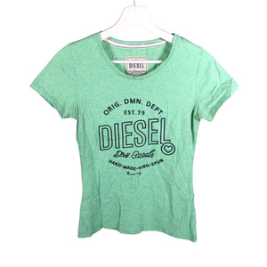 Unisex Diesel - T-särk, suurus 38 - Roheline (1)