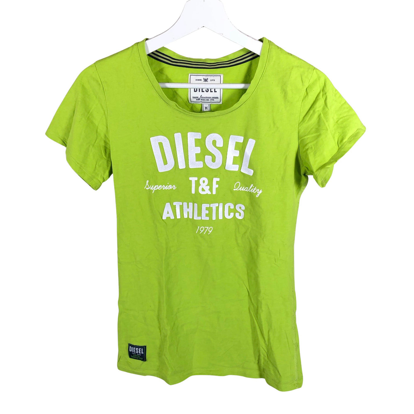Unisex Diesel - T-särk, suurus 38 - Roheline (1)
