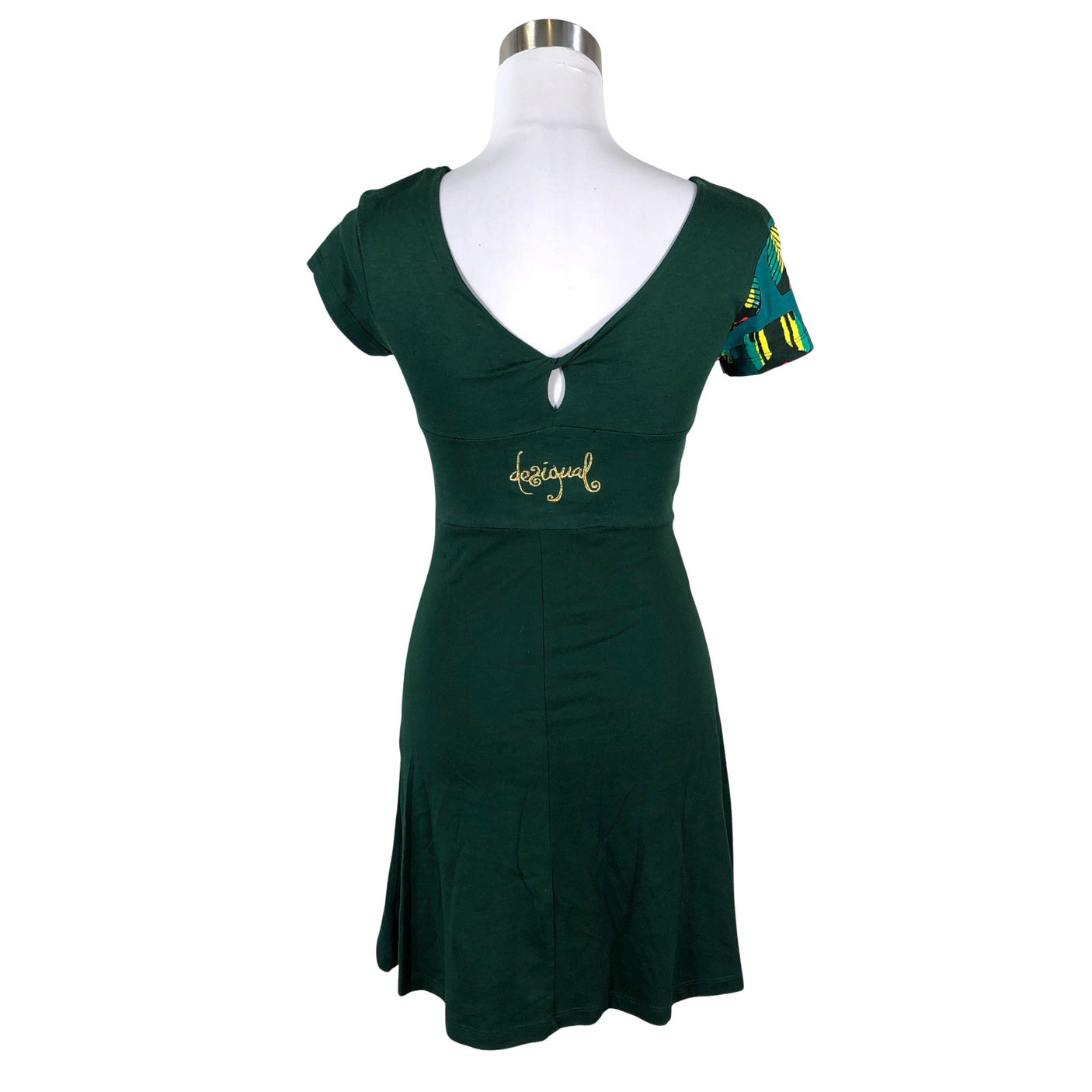 Unisex Desigual - Trikotaažist kleit, suurus 36 - Roheline (2)