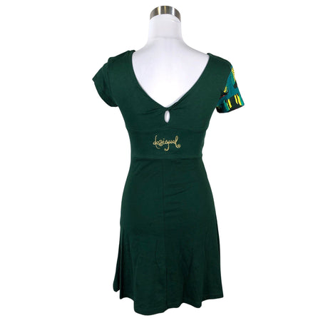 Unisex Desigual - Trikotaažist kleit, suurus 36 - Roheline (2)