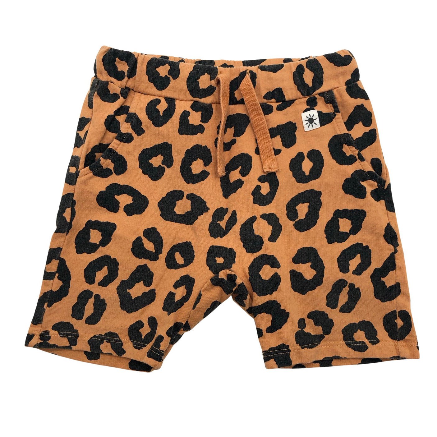 Unisex Lindex - Dressikangast lühikesed püksid, suurus 74 - 80 - Pruun (1)