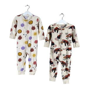 Unisex Lindex - Ööpesu, suurus 86 - 92 - Beige (1)