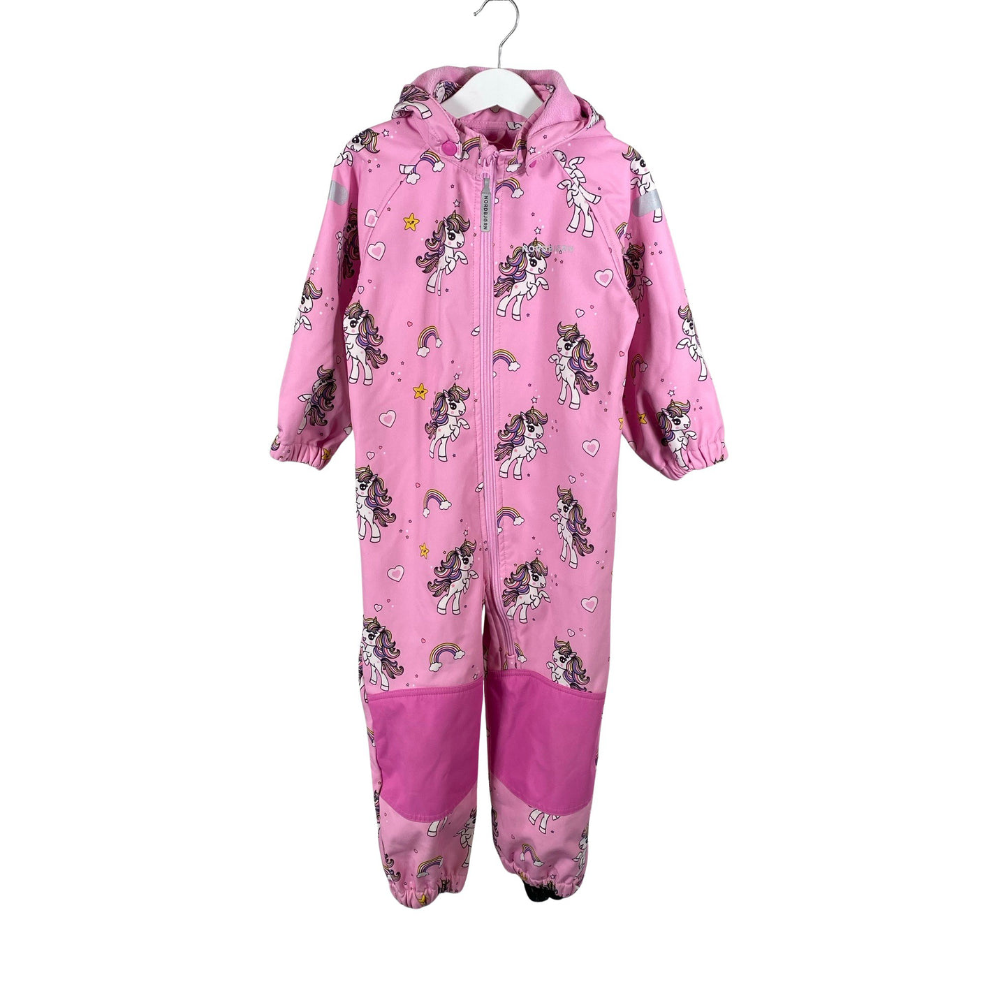 Unisex Nordbjørn - Softshell kombinesoon, suurus 98 - 104 - Heleroosa (1)