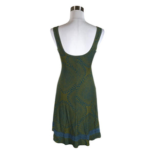 Unisex Nanso - Trikotaažist kleit, suurus 36 - Roheline (2)