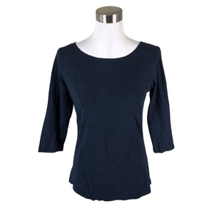 Unisex Luhta - Trikotaažist pluus, suurus 38 - Sinine (1)