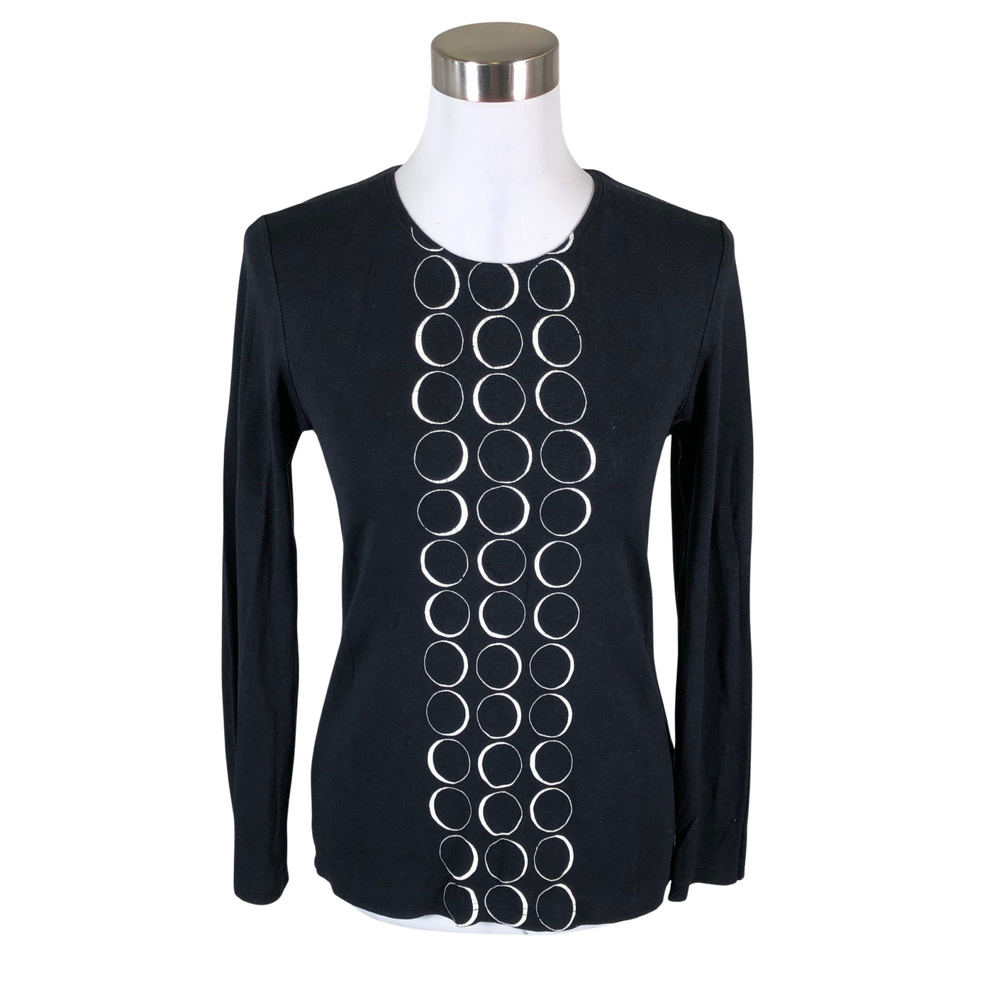 Unisex Nanso - Trikotaažist pluus, suurus 38 - Must (1)