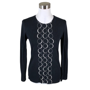 Unisex Nanso - Trikotaažist pluus, suurus 38 - Must (1)