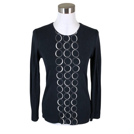 Unisex Nanso - Trikotaažist pluus, suurus 38 - Must ()