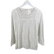 Unisex Esprit - Trikotaažist pluus, suurus 42 - Valge ()