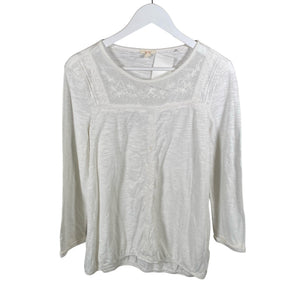 Unisex Esprit - Trikotaažist pluus, suurus 42 - Valge (1)