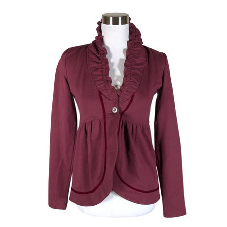 Unisex House of Lola - Dressikangast jakk, suurus 34 - Veinipunane ()