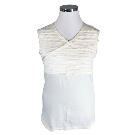 Unisex Ril's - Trikotaažist topp, suurus 42 - Valge ()