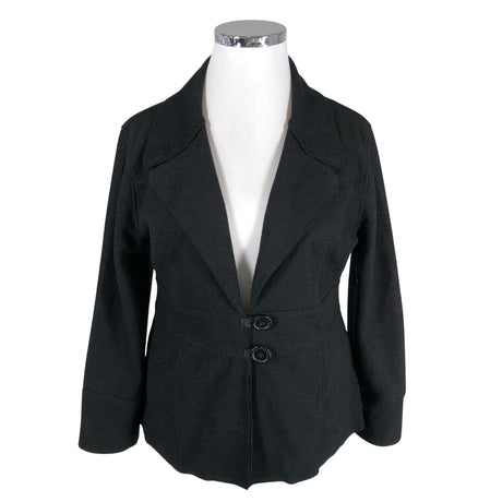 Unisex Fransa - Kardigan, suurus 42 - Must ()