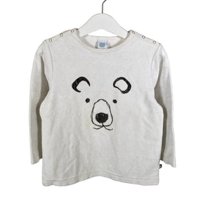 Unisex Sanetta - Dressikangast pluus, suurus 104 - 110 - Valge (1)