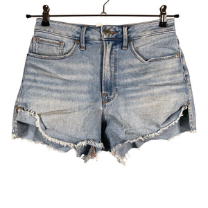 Unisex Good American - Teksast lühikesed püksid, suurus W28 - Sinine (1)