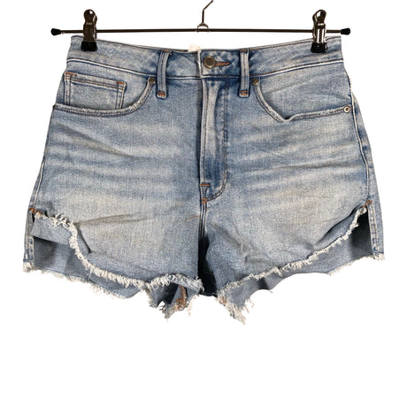 Unisex Good American - Teksast lühikesed püksid, suurus W28 - Sinine ()