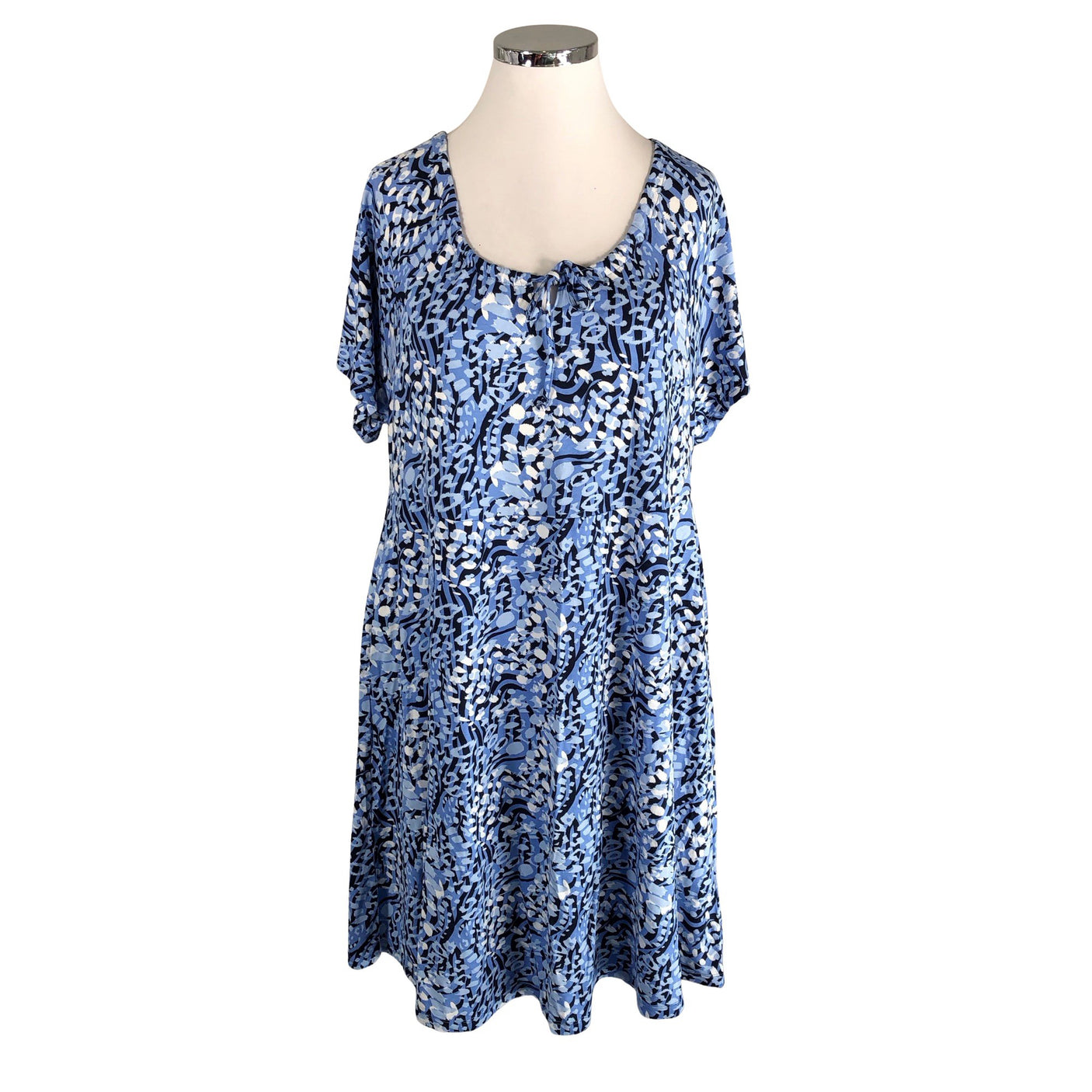 Unisex Zhenzi - Trikotaažist kleit, suurus 46 - Sinine (1)