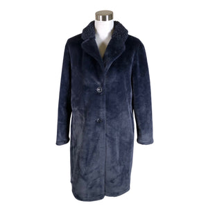 Unisex Rich & Royal - Kunstkarusnahast mantel, suurus 36 - Sinine (1)