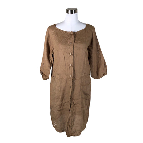 Unisex Bohemiana - Mitteveniv tuunika, suurus 36 - Pruun ()