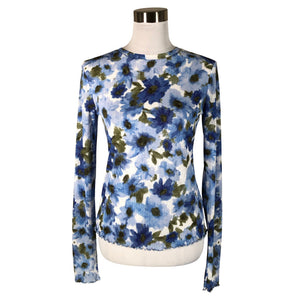 Unisex Lindex - Trikotaažist pluus, suurus 40 - Helesinine (1)