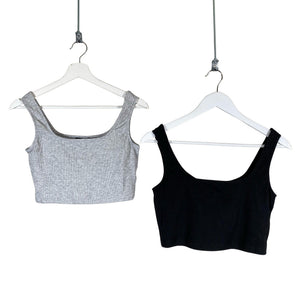 Unisex Even&Odd - Trikotaažist topp, suurus 38 - Must (1)