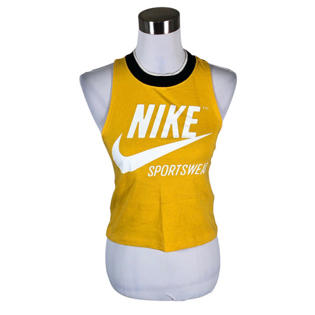 Unisex Nike - Trikotaažist topp, suurus 34 - Kollane ()