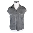 Unisex Voglia - Lühikeste käistega pluus, suurus 42 - Must ()
