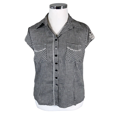 Unisex Voglia - Lühikeste käistega pluus, suurus 42 - Must ()