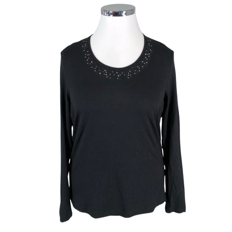 Unisex Gerry Weber - Trikotaažist pluus, suurus 44 - Must ()