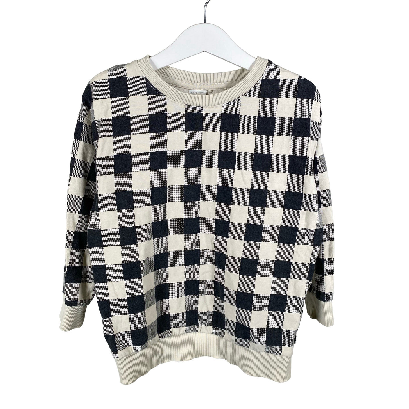 Unisex Lindex - Dressikangast pluus, suurus 104 - 110 - Must (1)