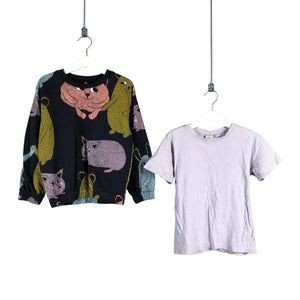 Unisex Lindex - Dressikangast pluus, suurus 110 - 116 - Lilla (1)