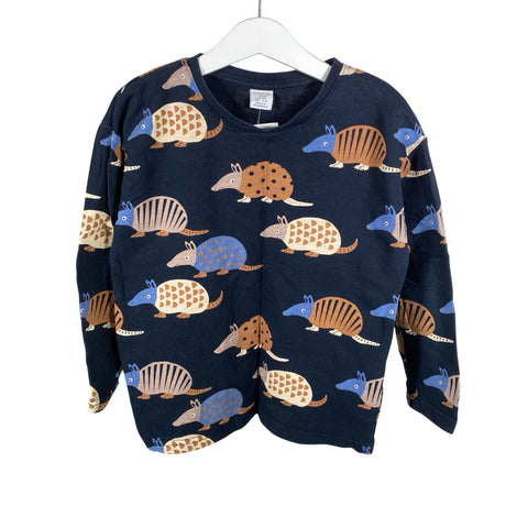 Unisex Lindex - Trikotaažist pluus, suurus 116 - 122 - Sinine ()