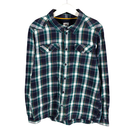Unisex Polarn O. Pyret - Flanellsärk, suurus 146 - 152 - Sinine ()