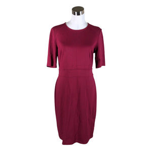 Unisex Esprit - Trikotaažist kleit, suurus 40 - Veinipunane (1)