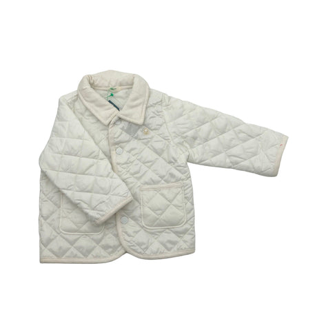 Unisex Benetton - Tepitud jope, suurus 68 - 74 - Valge ()