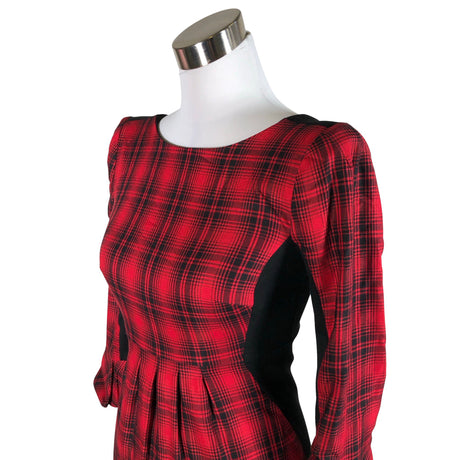 Unisex Mangano - Trikotaažist kleit, suurus 34 - Punane (2)