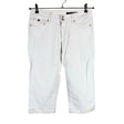 Unisex Tommy Hilfiger - Teksast poolpikad püksid, suurus W27 - Looduslik valge ()