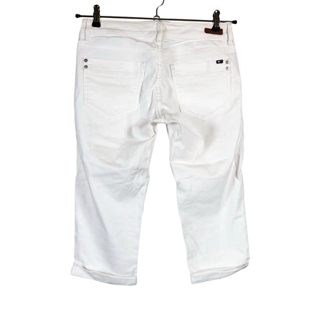 Unisex Tommy Hilfiger - Teksast poolpikad püksid, suurus W27 - Looduslik valge (2)