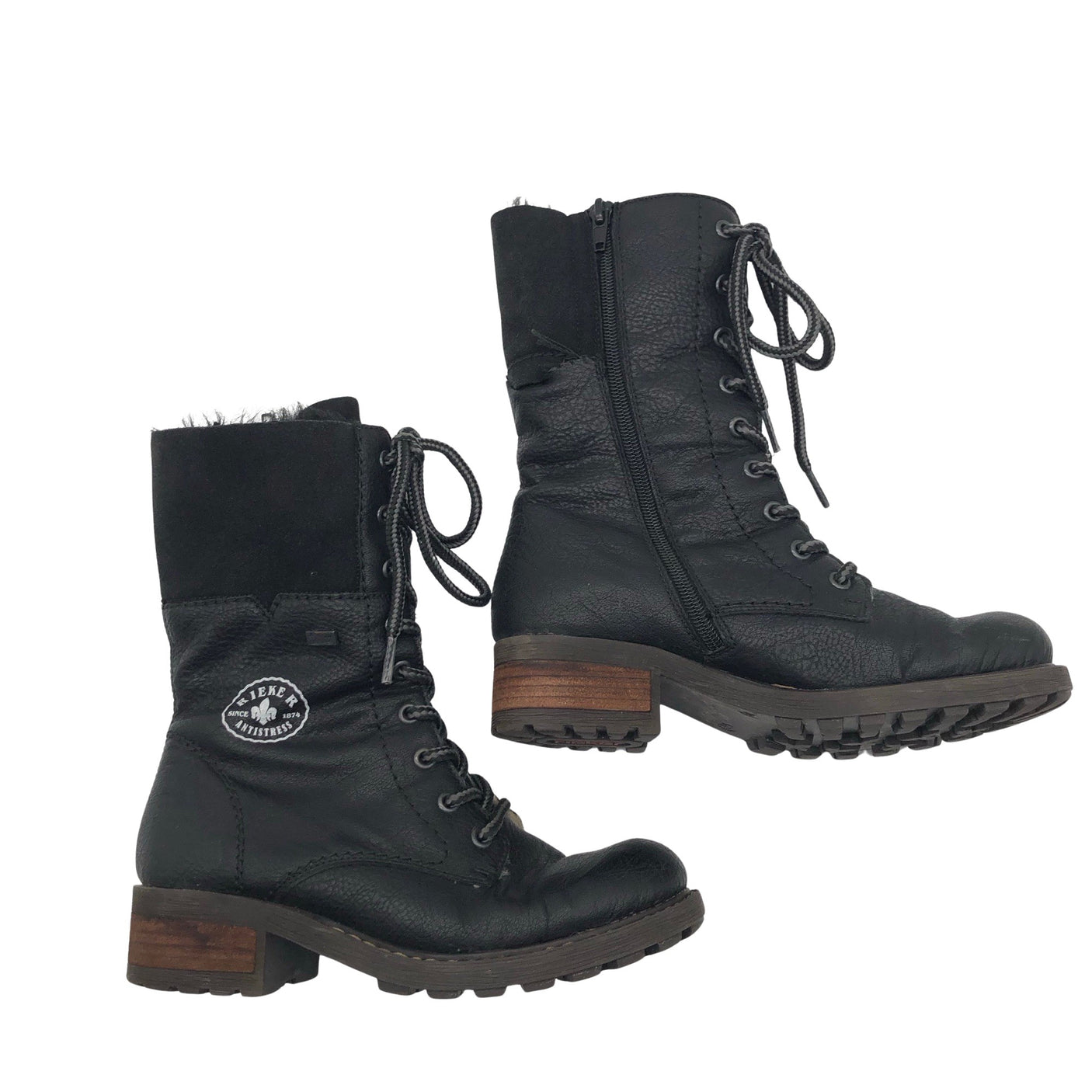 Unisex Rieker - Poolsaapad, suurus 36 - Must (1)