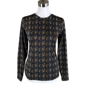 Unisex Andiata - Trikotaažist pluus, suurus 38 - Must (1)