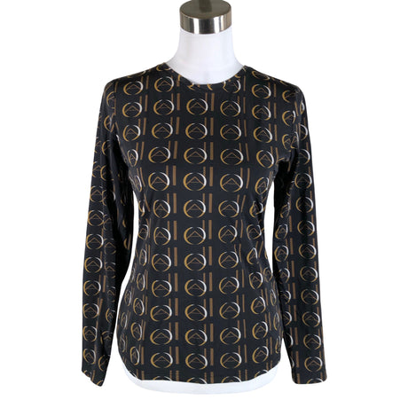 Unisex Andiata - Trikotaažist pluus, suurus 38 - Must ()