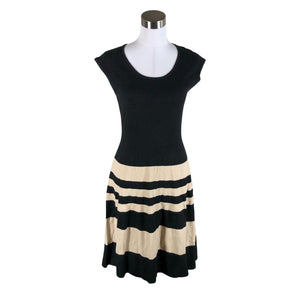 Unisex Derhy - Kootud kleit, suurus 40 - Must (1)