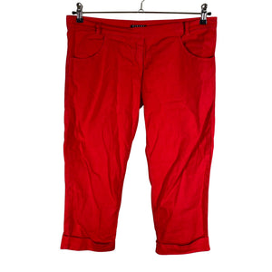 Unisex Sisley - Mittevenivad poolpikad püksid, suurus 42 - Punane (1)