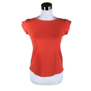 Unisex Boomerang - Lühikeste käistega pluus, suurus 40 - Oranž (1)
