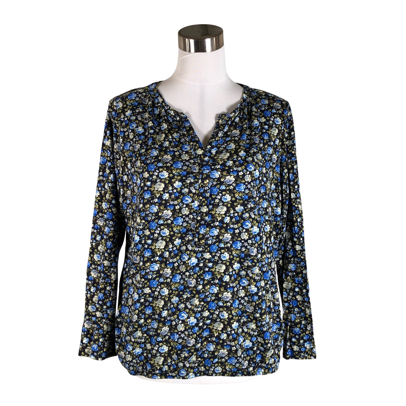 Unisex Soyaconcept - Trikotaažist pluus, suurus 40 - Sinine (1)