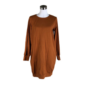 Unisex NOSH - Trikotaažist kleit, suurus 40 - Pruun (1)