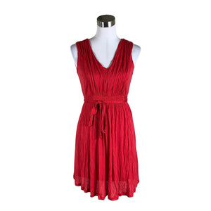 Unisex Massimo Dutti - Trikotaažist kleit, suurus 36 - Punane (1)