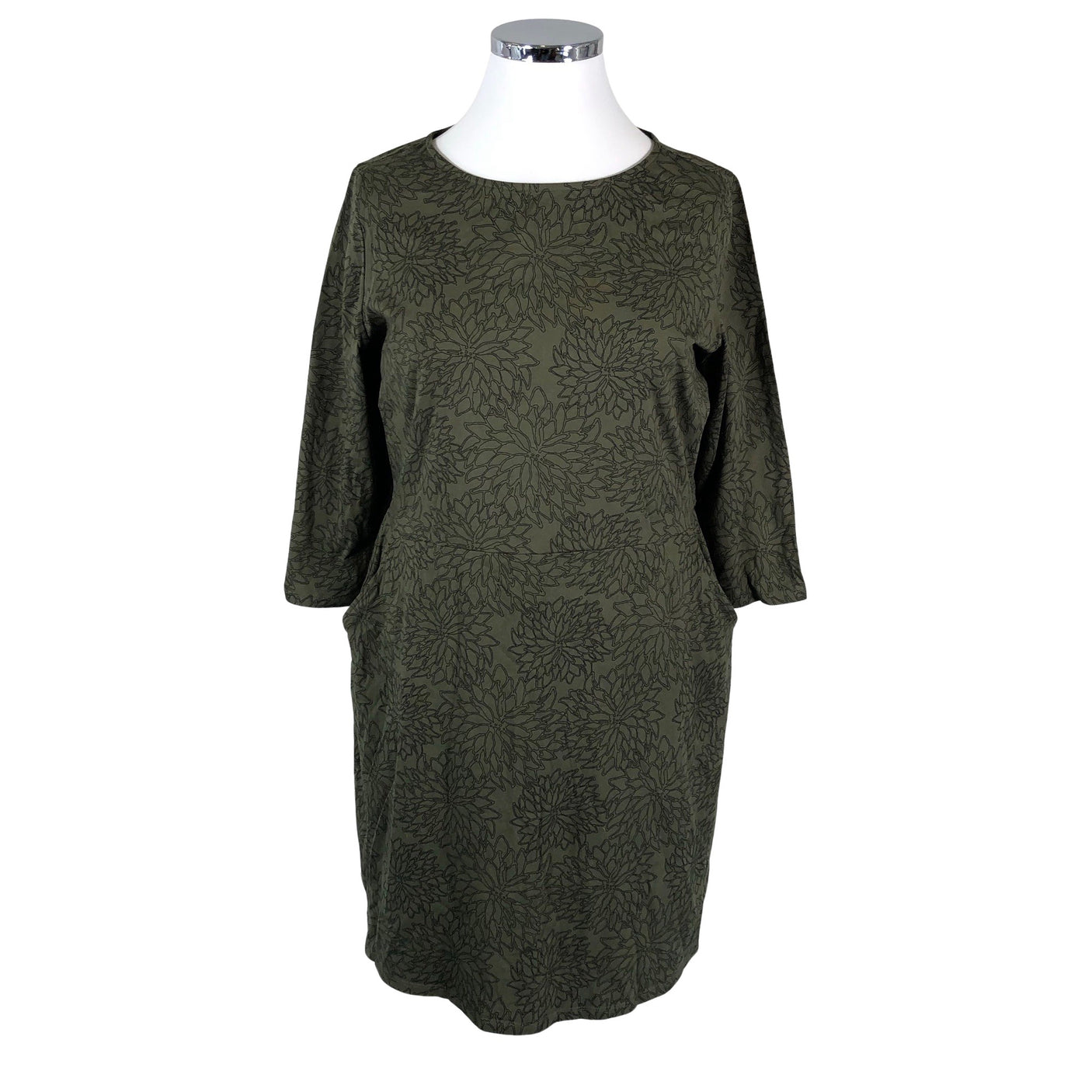 Unisex me&i - Trikotaažist kleit, suurus 42 - Roheline (1)
