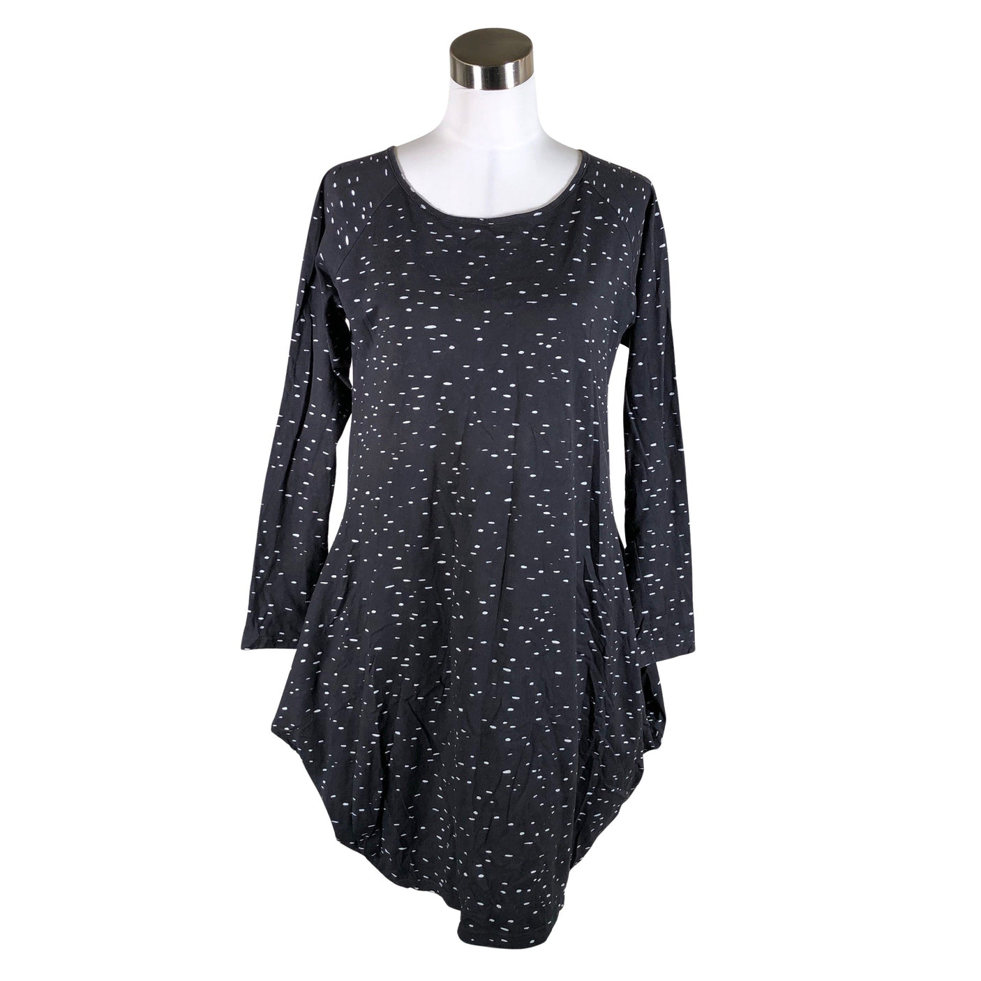 Unisex Papu - Trikotaažist kleit, suurus 38 - Must (1)