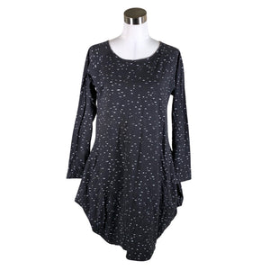 Unisex Papu - Trikotaažist kleit, suurus 38 - Must (1)